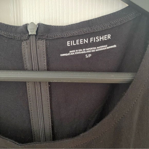 Eileen Fisher Black Jumpsuit Romper organic cotton small - Picture 3 of 9
